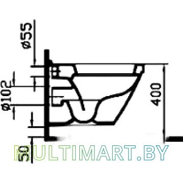 Унитаз Vitra S50 9003B003-7200 картинка 3